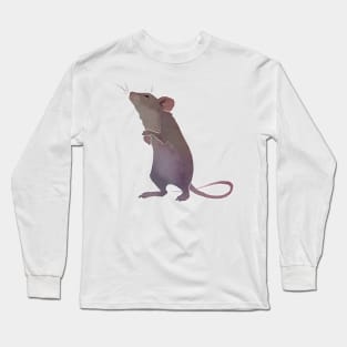 Grey Mouse Long Sleeve T-Shirt